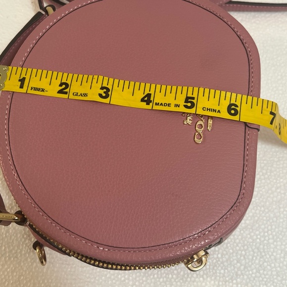 Coach Pink Round Crossbody Bag - Picture 9 of 14